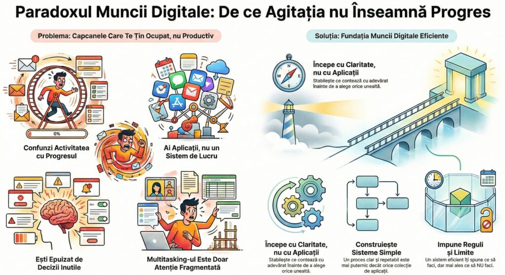 Paradoxul Digital: De ce efortul tău nu produce impact - Infografic